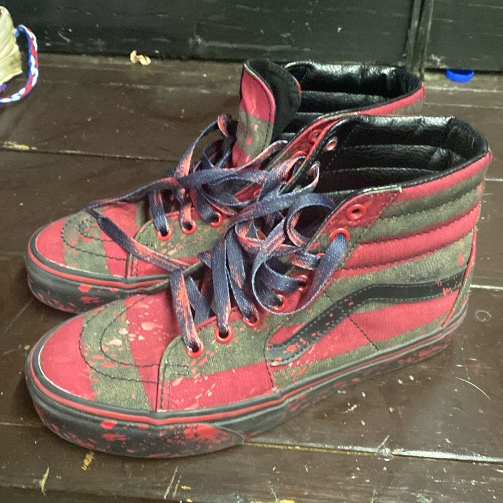 Vans x house of terror highs size 6.5 men’s *Never Worn*